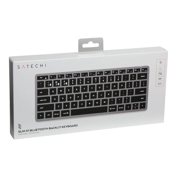 New in Box - Satechi, Slim X1, Multi-Device Bluetooth, - Space Gray - Picture 1 of 4